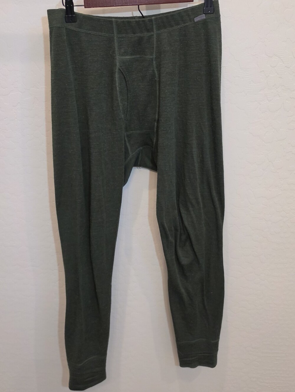 Men's Meriwool Olive Green Thermal Long Johns Base Layer